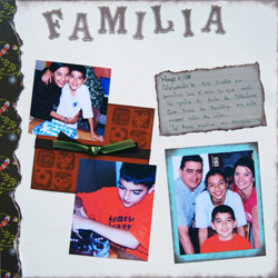 Seminario I de Scrapbooking - Diseño Familia